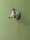 H-style cloud mist four-corner wall lamp + pull cord